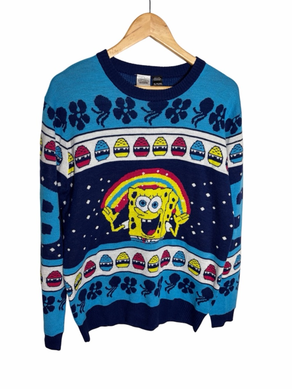 SpongeBob SquarePants 2020 imagination unisex graphic crew neck sweater size XL